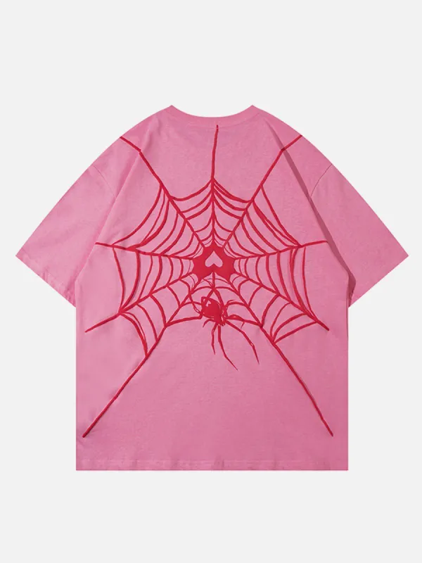 Aelfric Eden Spider Love Web Foam Print Tee sold by Aelfric Eden