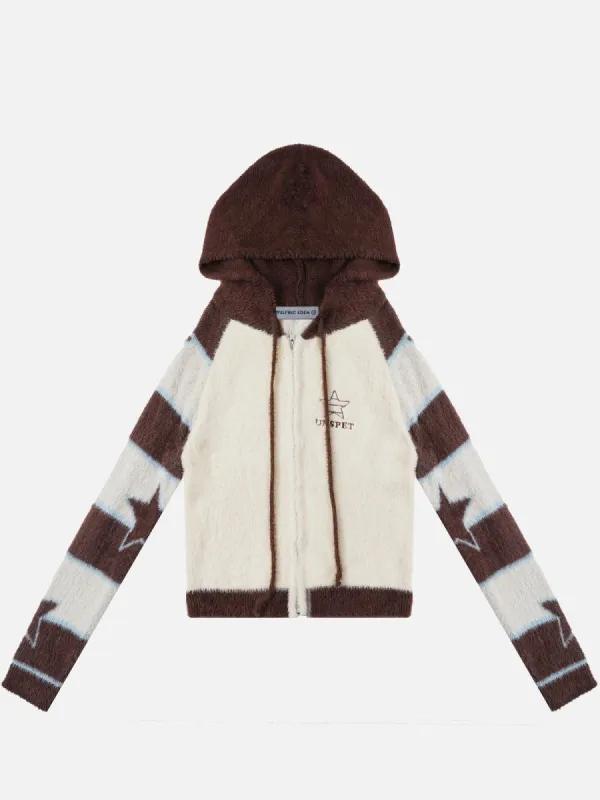 Star Stripe Wool Hoodie sold by Aelfric Eden