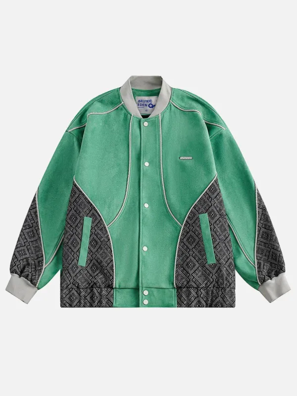 Aelfric Eden Patchwork Varsity Jacket sold by Aelfric Eden