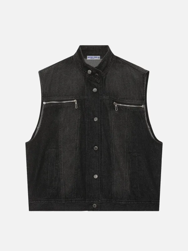 Aelfric Eden Washed ZIP UP Vest sold by Aelfric Eden