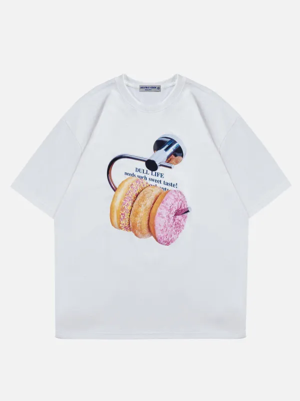 Aelfric Eden Donut Pattern Tee sold by Aelfric Eden