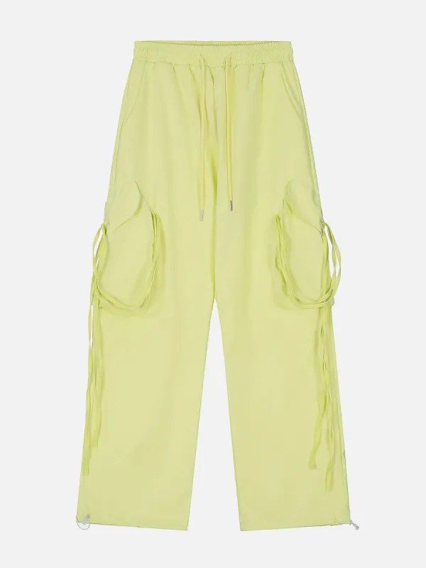 Aelfric Eden Solid Multi-pocket Cargo Pants sold by Aelfric Eden