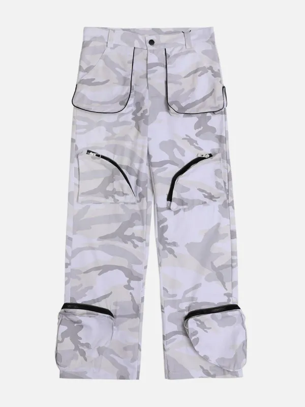 Aelfric Eden Multi-Pocket Camouflage Cargo Pants sold by Aelfric Eden