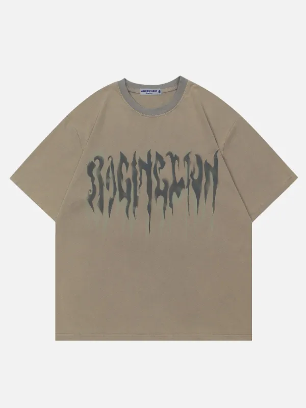 Aelfric Eden Letter Graffiti Print Tee sold by Aelfric Eden