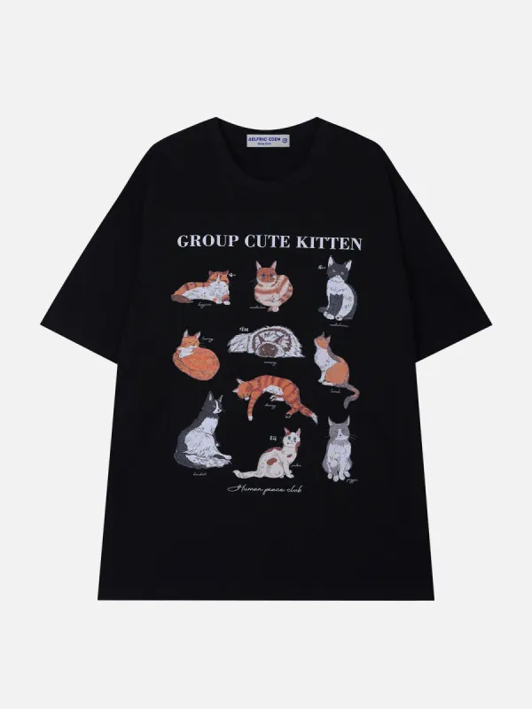 関送込 Aelfric Eden ★ CUTE 子犬プリント Tシャツ Aelfric Eden Cartoon Dog Tee – Aelfric eden
