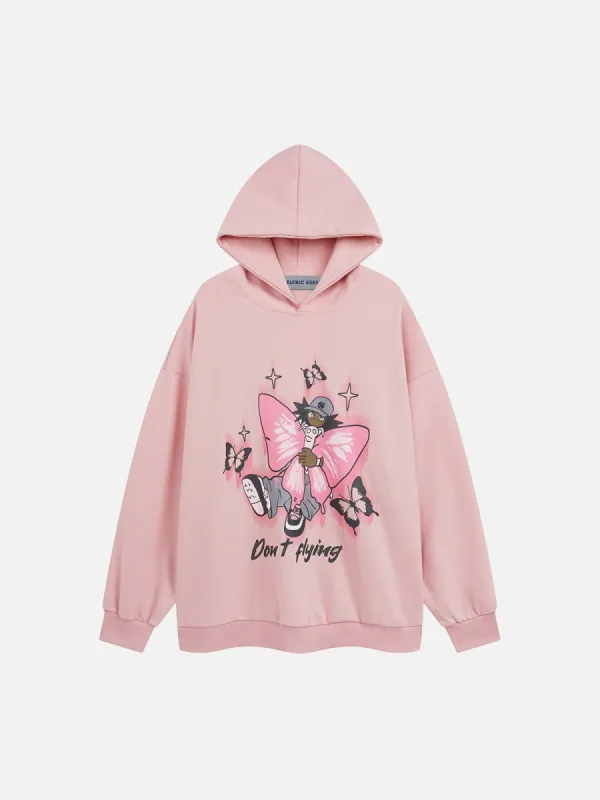 Aelfric Eden Star Butterfly Print Hoodie sold by Aelfric Eden