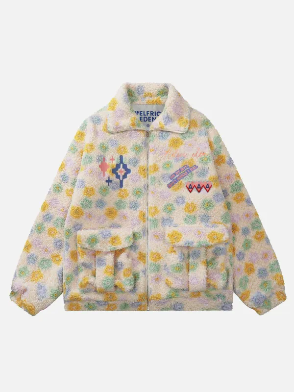 Aelfric Eden Blossom Burst Sherpa Coat sold by Aelfric Eden