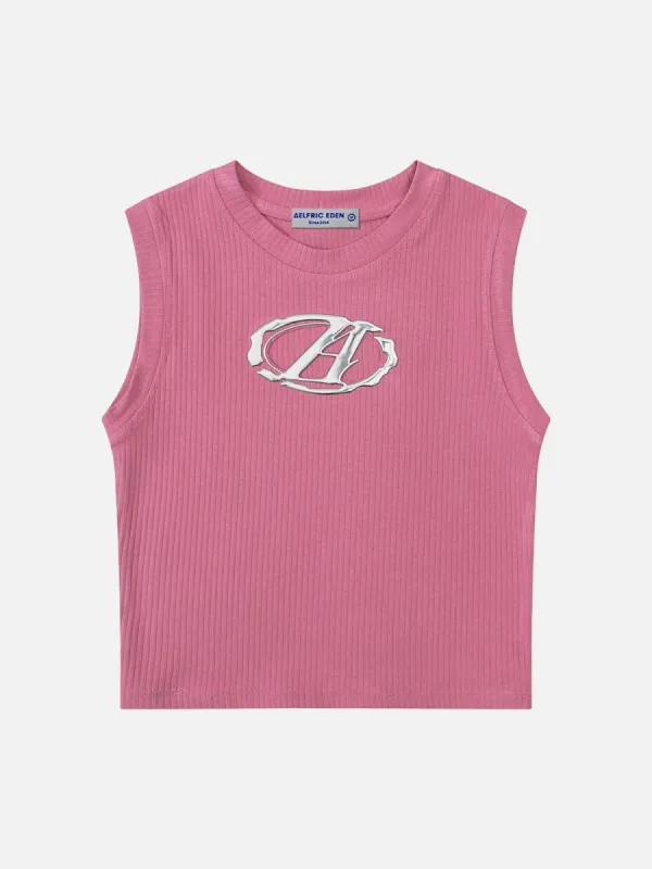 Fitted Cutout Design Tank Top sold by Aelfric Eden