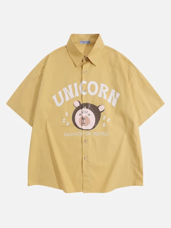 Aelfric Eden Doll Elements Print Short Sleeve Shirts sold by Aelfric Eden