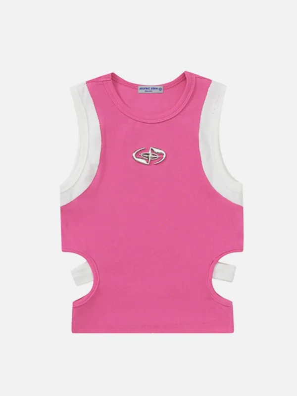 Color Blocking Tank Top sold by Aelfric Eden