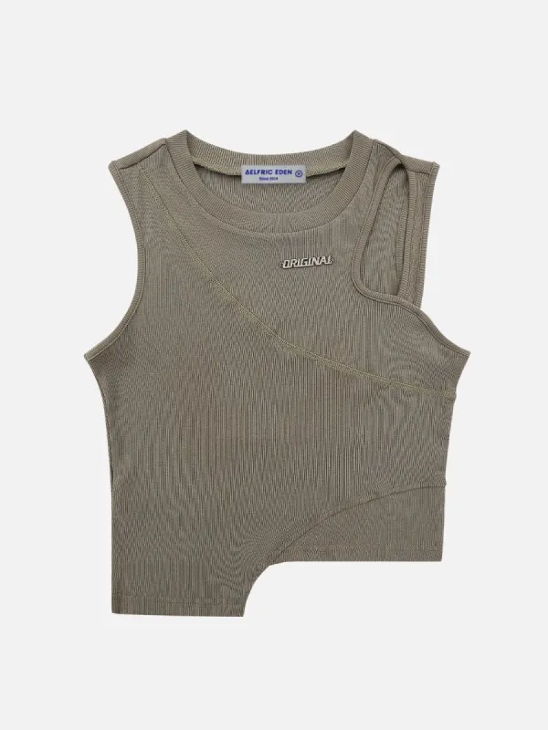 Irregular Hemline Tank Top sold by Aelfric Eden