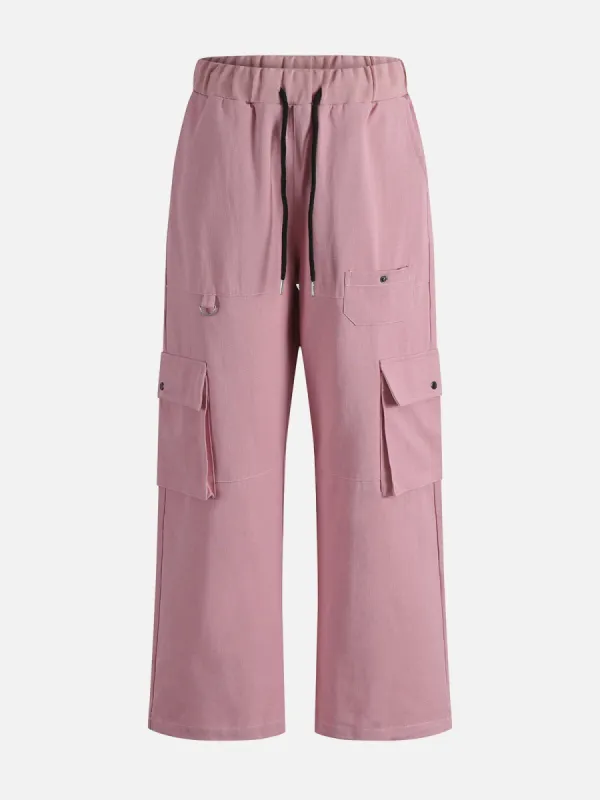 Aelfric Eden Solid Multi-Pocket Cargo Pants sold by Aelfric Eden