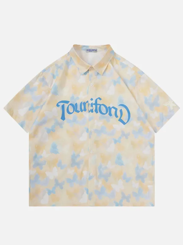 Aelfric Eden Butterfly All-Over Print Short Sleeve Shirts sold by Aelfric Eden