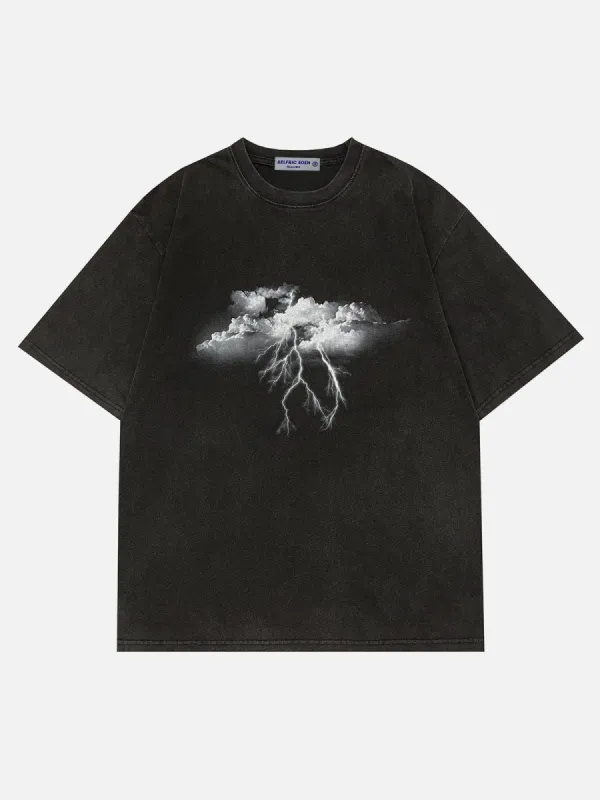 Aelfric Eden Lightning Print Tee sold by Aelfric Eden