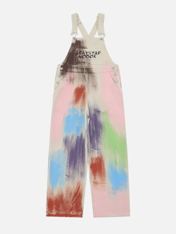 Aelfric Eden Colorful Graffiti Overalls sold by Aelfric Eden