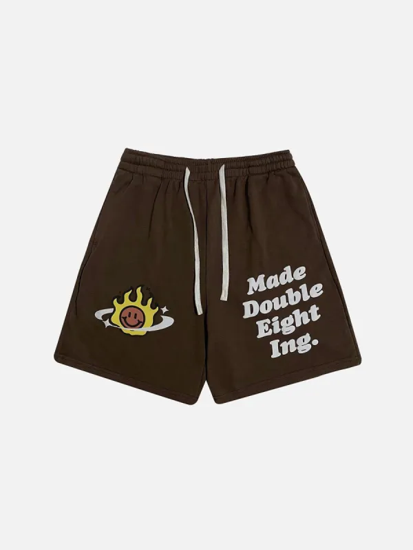 Aelfric Eden Letter Foam Printing Shorts sold by Aelfric Eden