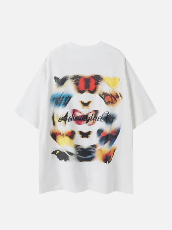 Aelfric Eden Butterfly Graffiti Tee sold by Aelfric Eden