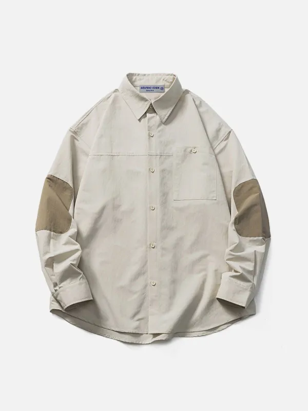 Aelfric Eden Patchwork Long Sleeve Shirts sold by Aelfric Eden