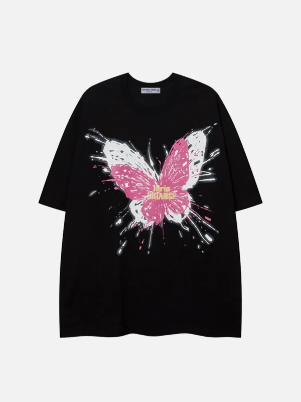 Aelfric Eden Luminous Butterfly Print Tee sold by Aelfric Eden