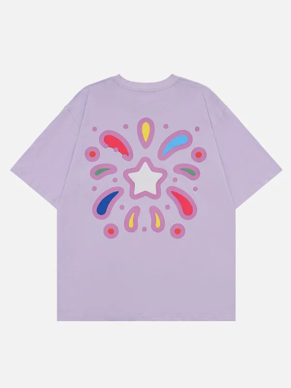 Aelfric Eden Star Firework Print Tee sold by Aelfric Eden