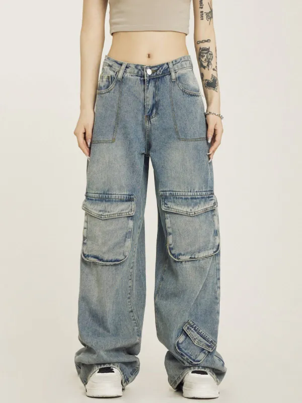 Aelfric Eden Washed Multi Pocket Jeans sold by Aelfric Eden