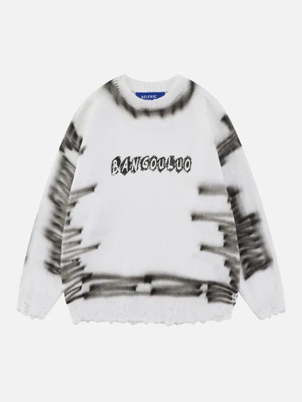 Aelfric Eden Line Tie Dye Sweater sold by Aelfric Eden