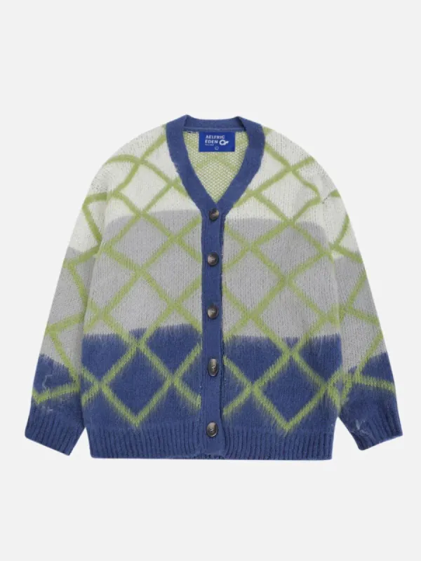 Aelfric Eden Stripe Plaid Cardigan sold by Aelfric Eden