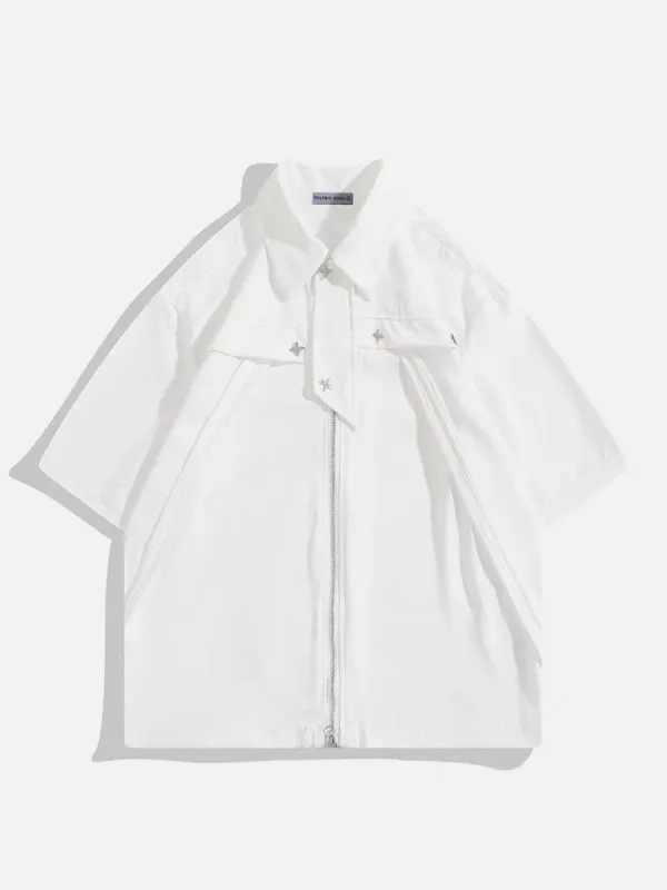 Aelfric Eden Deconstructive Design Short Sleeve Shirt sold by Aelfric Eden