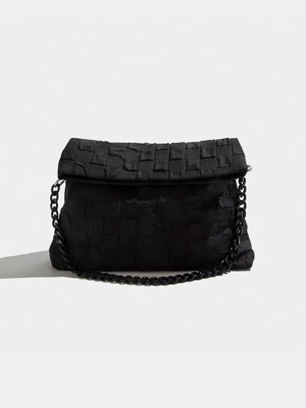 Check Crinkled Chain Crossbody Bag made by Aelfric Eden