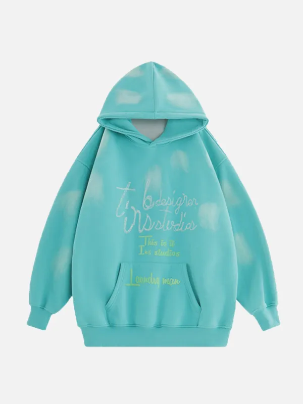 Aelfric Eden Graffiti Foam Print Hoodie sold by Aelfric Eden