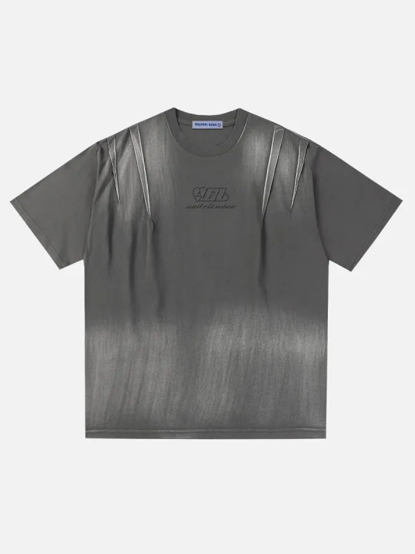 Aelfric Eden Tie-Dye Embroidery Tee sold by Aelfric Eden