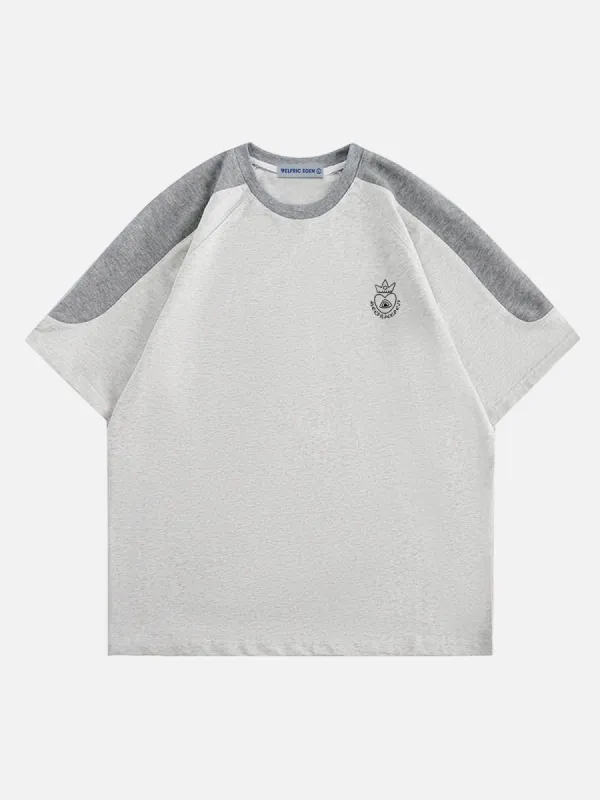 Aelfric Eden Print Color Blocking Tee sold by Aelfric Eden
