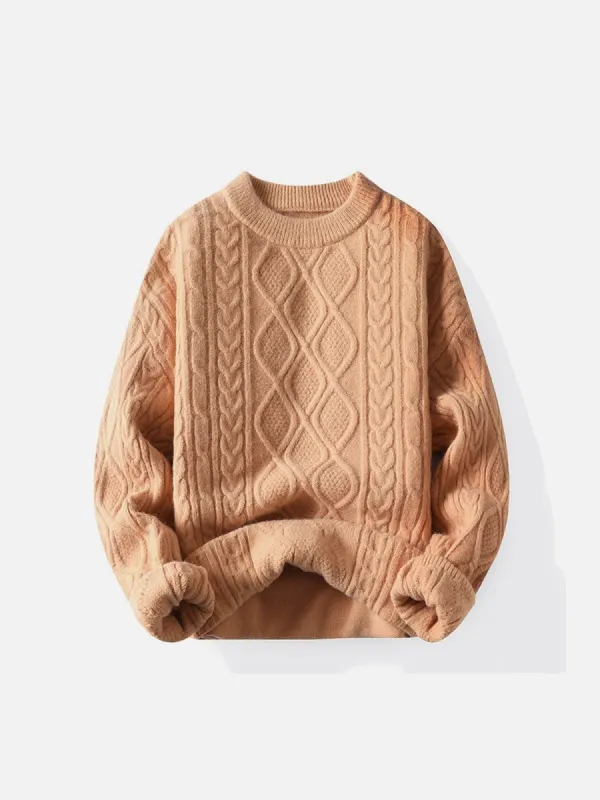 Solid Color Crew Neck Sweater sold by Aelfric Eden