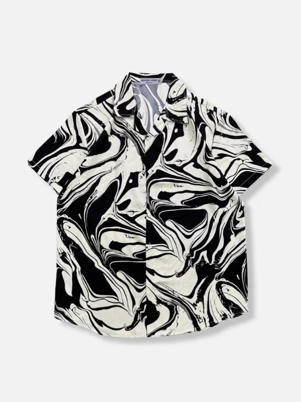 【Aelfric Eden】Light Leopard Print Short Sleeve Shirt Aelfric Eden Leopard Print Tee – Aelfric eden