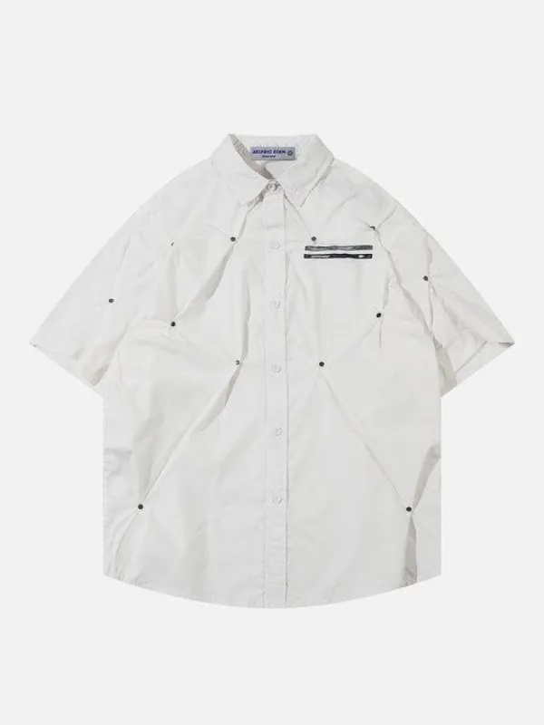 Aelfric Eden Rivet Wrinkle Short Sleeve Shirts sold by Aelfric Eden