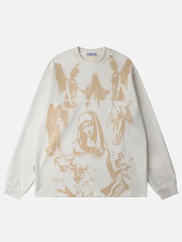 Aelfric Eden Angel Print Sweatshirt sold by Aelfric Eden