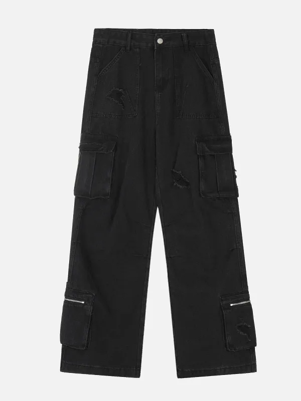 Aelfric Eden Multi Pocket Wrinkle Jeans sold by Aelfric Eden
