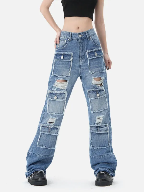 Aelfric Eden Multi Fringe Pocket Jeans sold by Aelfric Eden