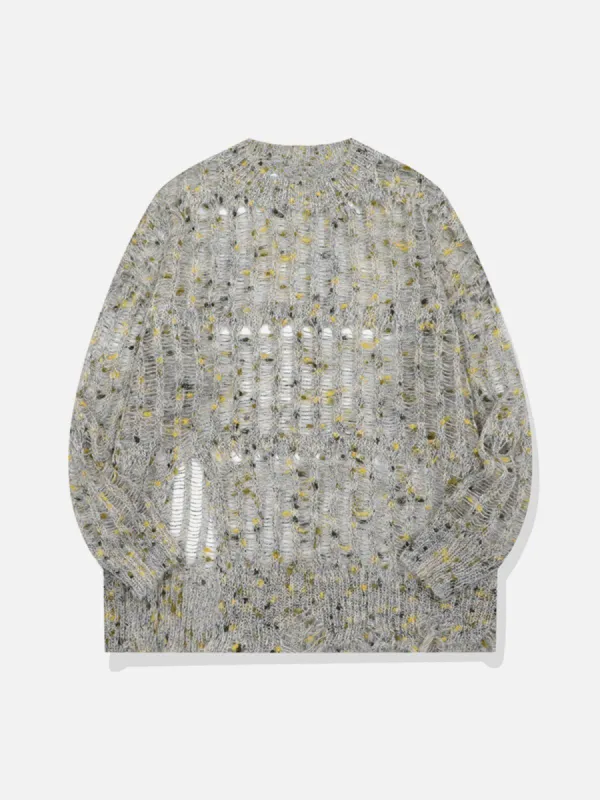 Aelfric Eden Colour Blocking Cutout Sweater sold by Aelfric Eden