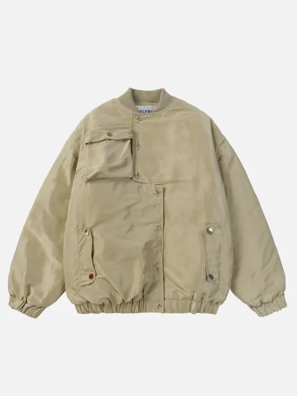 Aelfric Eden Irregular Big Pocket Bomber Jacket sold by Aelfric Eden