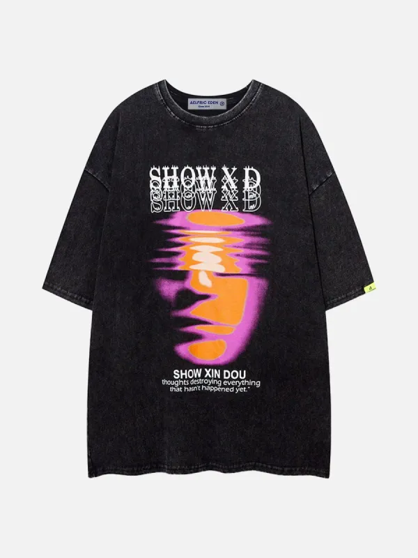 Aelfric Eden Abstract Portrait Print Tee sold by Aelfric Eden