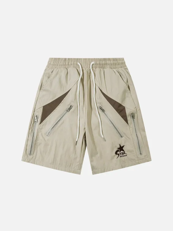 Aelfric Eden Triangle Patchwork Shorts sold by Aelfric Eden