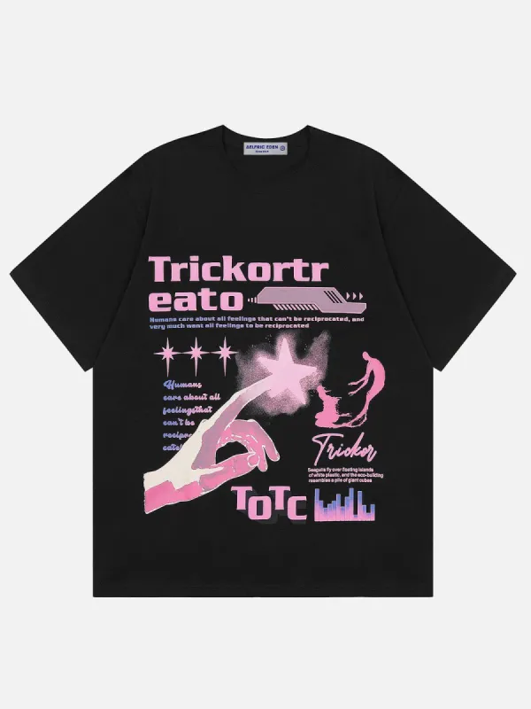 Aelfric Eden Creative Finger Star Print Tee sold by Aelfric Eden