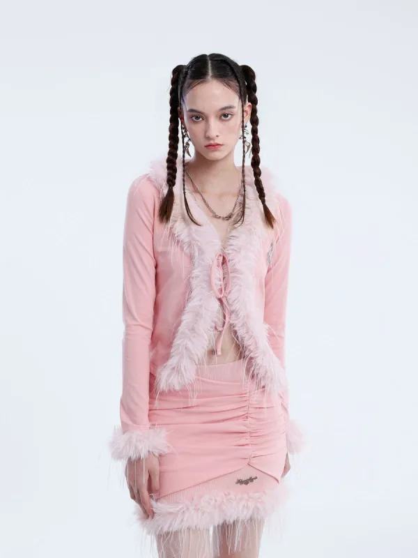 Furry Tassel Strappy Long Sleeve sold by Aelfric Eden