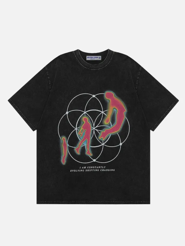 Aelfric Eden Washed Shadow Print Tee sold by Aelfric Eden