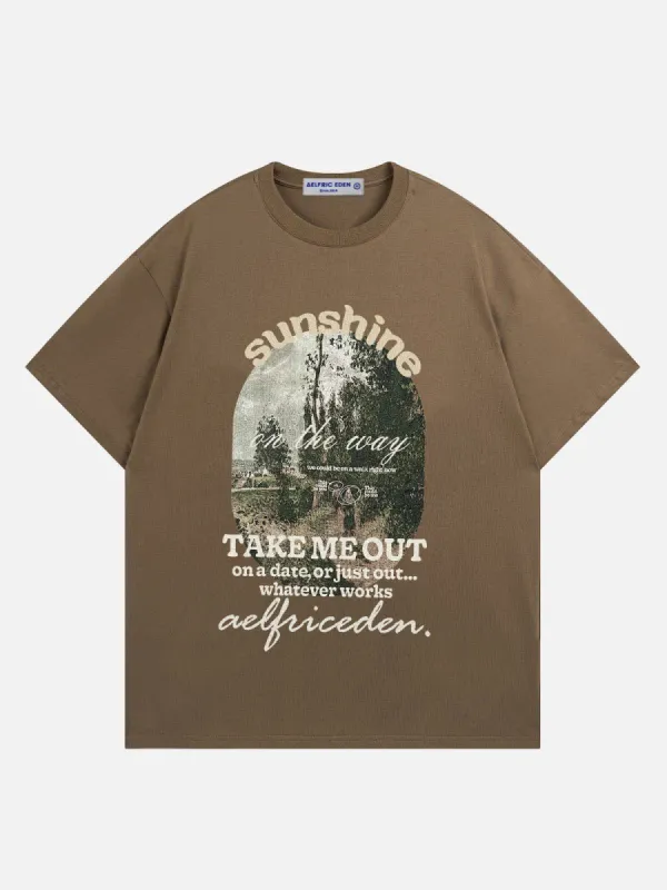 Aelfric Eden Vintage Oil Painting Print Tee sold by Aelfric Eden