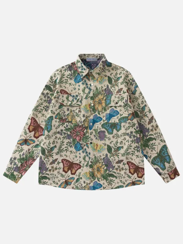 『Aelfric Eden』フローラル ブルーム 半袖シャツ Aelfric Eden Floral Bloom Short Sleeve Shirt | Parallel