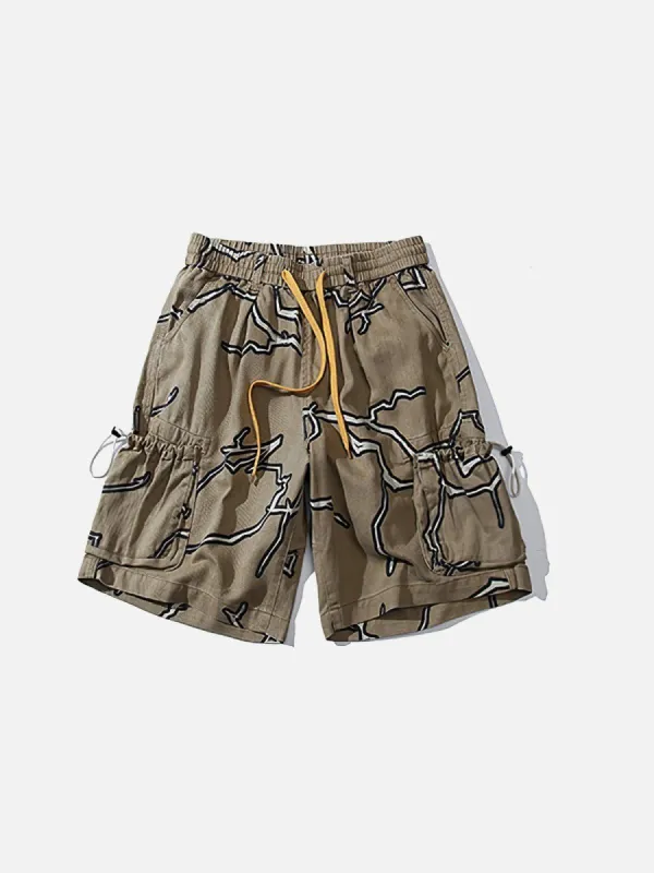 Aelfric Eden Multiple Pockets Drawstring Shorts sold by Aelfric Eden