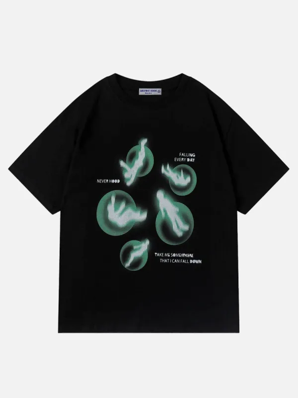 Aelfric Eden Humanoid Silhouette Print Tee sold by Aelfric Eden