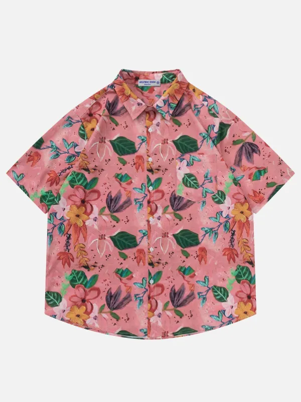 Aelfric Eden All-over Flowers Print Short Sleeve Shirts sold by Aelfric Eden